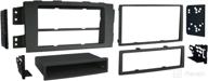 📻 metra 99-7334 black dash kit for 2009 kia borrego - single or double din compatible logo