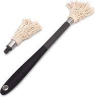 🔥 enhance your grilling game with the 18-inch basting mop by grillhogs. perfect for effortlessly coating large meat batches. features soft grip handle and bonus dishwasher-safe mop head. логотип