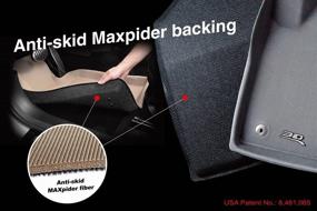 img 3 attached to 3D MAXpider Custom Fit Kagu Floor Mat (Gray) For 2014-2020 Acura MDX - 3RD Row