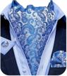 men's plaid and paisley dibangu cravat tie set with pocket square and cufflinks for weddings and parties logo