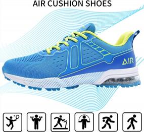 img 2 attached to Experience Comfort And Style With Autper Mens Air Athletic Running Tennis Shoes