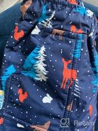 img 1 attached to Waterproof Cozy-Dry Rain/Snow Pants for 💧 Kids by JAN & JUL, with Fleece Lining review by Damon Fields