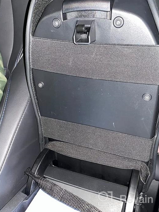 img 1 attached to Upgrade Your RAV4 Console With Custom Soft Leather Armrest Cover | Easy To Install | Durable Cushion Pad | ISSYAUTO Compatible With 2019-2022 Models review by Devin Tanner