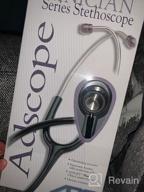 img 1 attached to Black ADC Adscope 603BK: Premium Stainless Steel Clinician Stethoscope With Tunable AFD Technology And Improved SEO, Product Code 3001697 review by Andre Noel