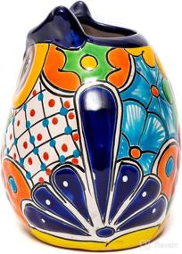 img 2 attached to 🦉 Enchanted Talavera Pottery Owl Ceramic Utensil Holder: Organize Cooking Utensils and Add Charm to Your Kitchen Counters!