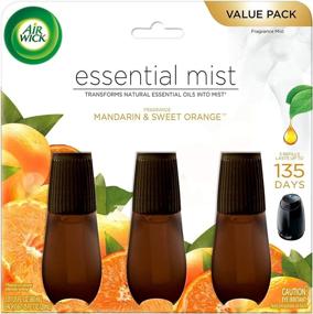 img 4 attached to 🍊 Air Wick Essential Mist: Mandarin and Sweet Tangerine Air Freshener, Essential Oils Diffuser - 3ct Pack