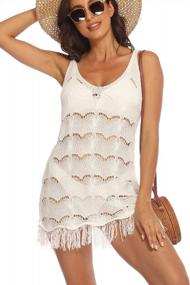 img 1 attached to Stylish Crochet Sleeveless Cover Up For Women'S Swimwear- B2Prity Beachwear Collection