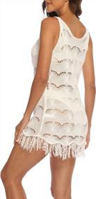 img 3 attached to Stylish Crochet Sleeveless Cover Up For Women'S Swimwear- B2Prity Beachwear Collection