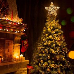 img 2 attached to Серебряный цилиндр для рождественской елки Luxspire с подсветкой, плетеное украшение из ротанга, праздничное сезонное украшение для дома