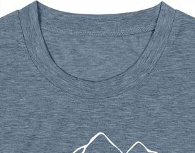 img 1 attached to Vintage, Trendy & Comfy: Women'S Graphic Tees For Casual Or Hiking/Camping Adventures
