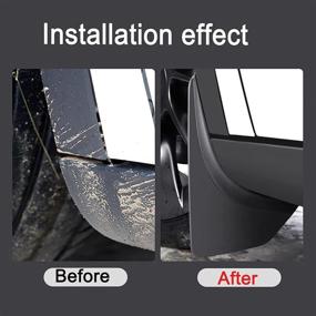 img 3 attached to 🚗 Protect Your Tesla Model Y with Beisurely Mud Flaps - No Drilling Required!