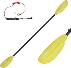img 3 attached to Adjustable Kayak Paddle With Reinforced Fiberglass Blades And Lightweight Aluminum Shaft - Ideal For Kayaking, Boating, And Oar Activities. Comes With Premium Paddle Leash - WOOWAVE