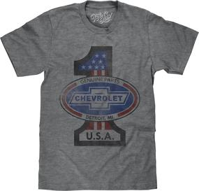 img 3 attached to 🚗 Chevrolet USA T-Shirt: Genuine Parts Vintage Chevy Shirt by Tee Luv