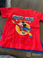 img 1 attached to Disney Boys' Mickey Mouse Super Short Sleeve Cape T-Shirt: Unleash Your Inner Superhero! review by Chris Wagner