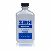 revitalize your skin with zirh men's refresh invigorating astringent - 6.7 fl oz logo
