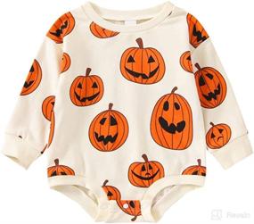 img 4 attached to 👶 Cute Fall Winter Baby Sweater Shirts: Boy Girl Knit Romper Pullover Tops