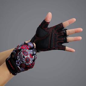 img 3 attached to ZEROFIRE Fitness Gloves With Full Palm Protection And Enhanced Grip For Men And Women - Ideal For Weightlifting, Exercise, Gym, Training, And Cycling