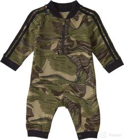 img 1 attached to Adidas AM1032 Tracksuit AOP Covrerall Apparel & Accessories Baby Boys best: Clothing