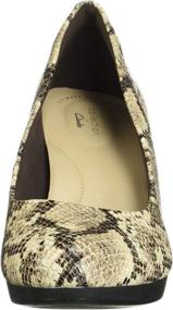 img 3 attached to CLARKS Womens Adriel Viola Leather Women's Shoes - Pumps