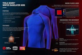 img 2 attached to TSLA Thermal Sleeve Fleece Compression Girls' Clothing : Active