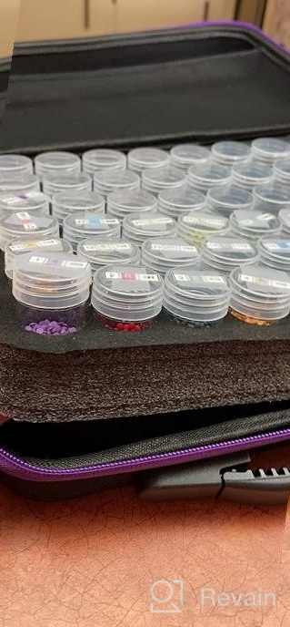 img 1 attached to Organize Your Diamond Painting With ARTDOT'S 30 Slot Storage Containers - Perfect For Beads, Rhinestones, And Jewelry! review by Joshua Ford
