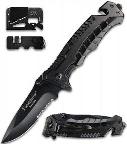 img 4 attached to FANSTINOW Folding Knife: Compact, Durable & Easy To Carry!