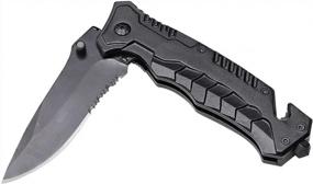 img 1 attached to FANSTINOW Folding Knife: Compact, Durable & Easy To Carry!