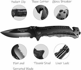 img 2 attached to FANSTINOW Folding Knife: Compact, Durable & Easy To Carry!