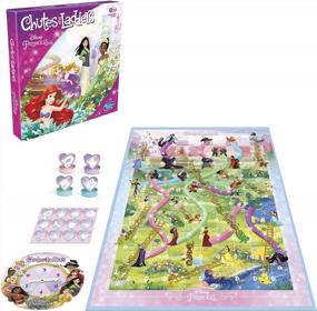 img 2 attached to 🎢 Disney Princess Chutes and Ladders Board Game for Kids, Ages 3 and Up - Preschool Game for 2-4 Players (Amazon Exclusive)
