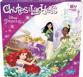 img 4 attached to 🎢 Disney Princess Chutes and Ladders Board Game for Kids, Ages 3 and Up - Preschool Game for 2-4 Players (Amazon Exclusive)