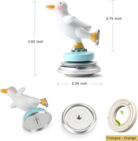 img 3 attached to Duck-Shaped Car Air Fresheners For Men And Women, Dashboard Decorations And Smoke Smell Eliminators, Long-Lasting Fragrances For Home And Office, Perfect Christmas And Birthday Gifts