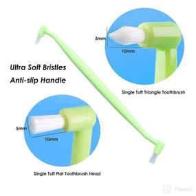 img 3 attached to Orthodontic Toothbrush Double Ended Interspace Cleaning Oral Care : Toothbrushes & Accessories