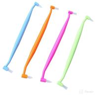 orthodontic toothbrush double ended interspace cleaning oral care : toothbrushes & accessories logo