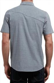 img 1 attached to Volcom Everett Oxford Modern Sleeve: Stylish Men's Clothing and Shirts to Elevate Your Wardrobe