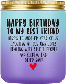 img 4 attached to GSPY Best Friend Birthday Candle - Top Birthday Gifts For Best Friend, BFF, Women, Men - Unique Funny Happy Birthday Gifts, Perfect For Coworkers, Besties And Close Friends