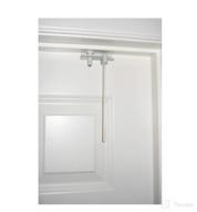 🚪 child proof deluxe door top lock - 2-pack for 1 3/8 inch thick interior doors logo