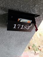 картинка 1 прикреплена к отзыву 📬 KYODOLED Large Capacity Wall-Mount Mailbox, Rust-Proof Galvanized Steel Metal Post Box, Outdoor Mailboxes, 15.75"x9.44"x4.73" in Bronze от Avishai Menon