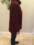 img 1 attached to Caracilia Women'S Turtle Cowl Neck Sweater - Oversized Loose Fit High Low Tunic Top review by Sara Reyes
