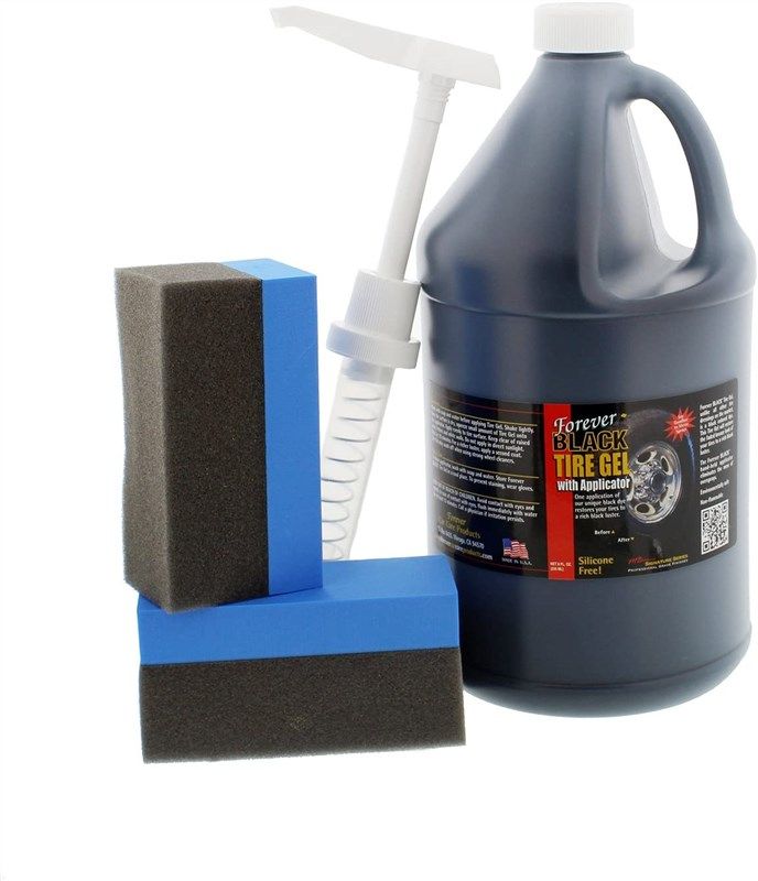128oz forever black tire gel 로고
