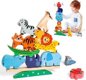 img 4 attached to 🎁 Fantykids Montessori Toddler Toys - Gifts for 1 2 3 Year Old Boys & Girls, Toys for 1 2 3 4 5 Year Old Girls, Stacking Toy for Toddlers 1-3, Boys & Girls Toys Age 4-5, Christmas & Birthday Gift for Kids