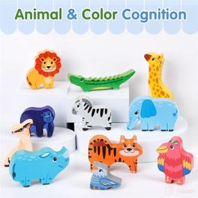 img 1 attached to 🎁 Fantykids Montessori Toddler Toys - Gifts for 1 2 3 Year Old Boys & Girls, Toys for 1 2 3 4 5 Year Old Girls, Stacking Toy for Toddlers 1-3, Boys & Girls Toys Age 4-5, Christmas & Birthday Gift for Kids