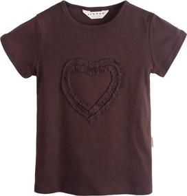 img 3 attached to 👚 Heart Shaped Sleeve T Shirt for Girls - Ipuang Girls' Clothing - Tops, Tees & Blouses