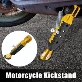 img 3 attached to Motoforti Universal Adjustable Motorcycle Kickstand Motorcycle & Powersports