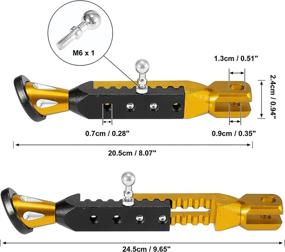 img 2 attached to Motoforti Universal Adjustable Motorcycle Kickstand Motorcycle & Powersports