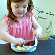 100% силиконовые тарелки sage spoonfuls: несъемные и разделенные, идеально подходят для младенцев и малышей - набор из 2 тарелок, шалфея и грифельной доски логотип