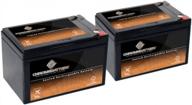 power up your device with a 2-pack of replacement 12v 15ah batteries logo