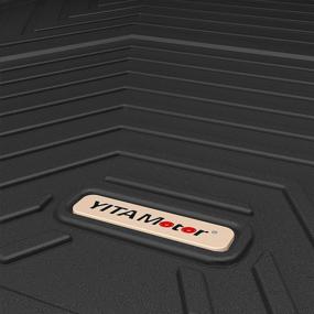 img 1 attached to 🚚 YITAMOTOR Cargo Trunk Mats: Custom Fit Black TPE Trunk Liner for 2017-2022 Kia Sportage - All Weather Protection