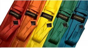 img 1 attached to CANGRON Men'S Essential Solid Tie Collection: Necktie, Pocket Square & Cufflinks Set - LSC8ZH