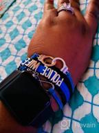 img 1 attached to 💙 Police Wife Jewelry: Optimized Police Wife Bracelet with Proud Charm - Ideal Gift for Wife review by Raul Choudhury