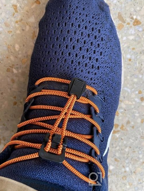 img 1 attached to XPAND Elastic No Tie Shoelaces With Quick Release Tension Control - Round Lacing - Perfect Fit For All Adult And Kids Shoes review by Damon Mertz